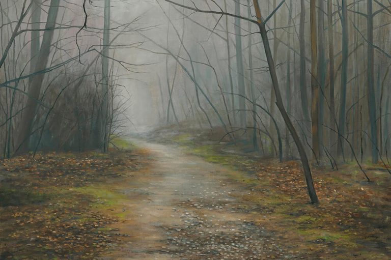 Susan Outlaw The Fog Path (detail) (2017) Acrylic on canvas WAAH 121 Exhibition Best In Show Winner