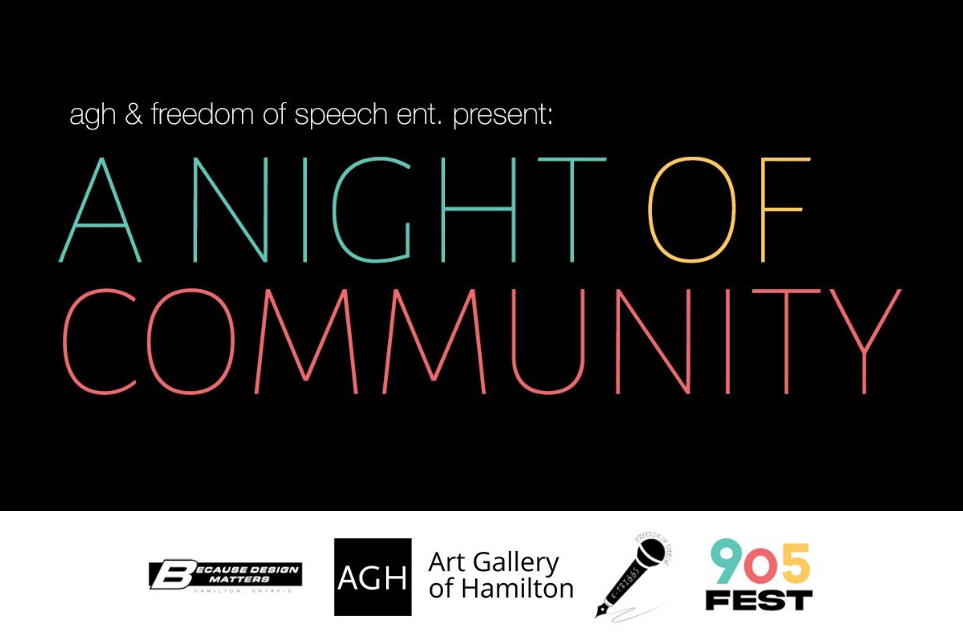 A night of Community 905 Fest poster